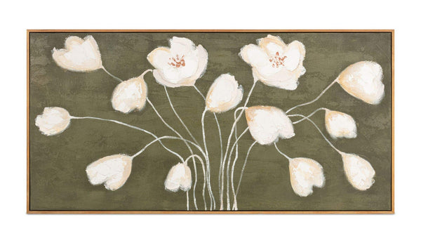 March Framed Painting, 48" x 24"