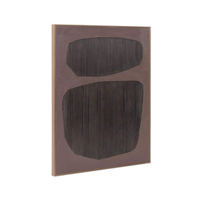 Uma Framed Painting Deep Purple Palette, 26" x 34"