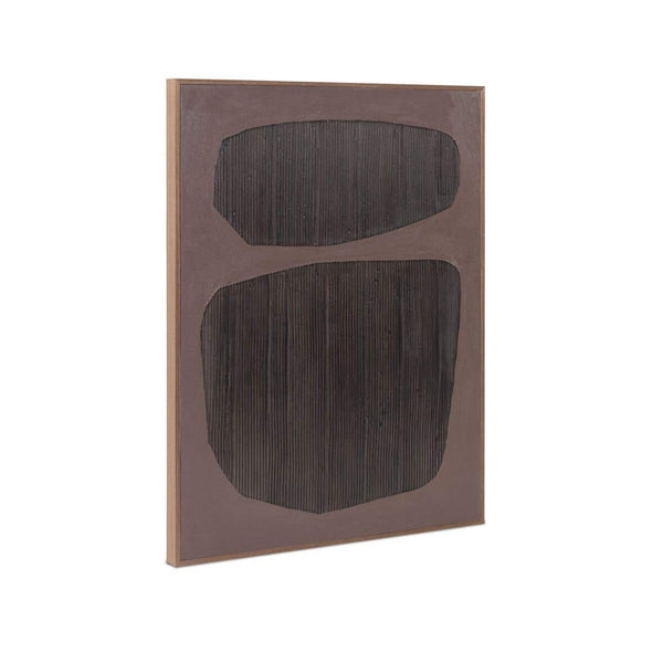 Uma Framed Painting Deep Purple Palette, 26" x 34"
