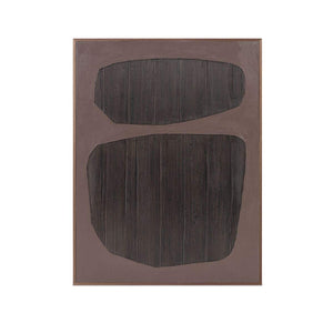 Uma Framed Painting Deep Purple Palette, 26" x 34"