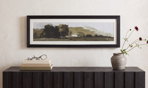 Hathaway Framed Print with Glass, 24" x 8"