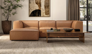 Form Lounge Modular Sectional Sonoran Tan Leather