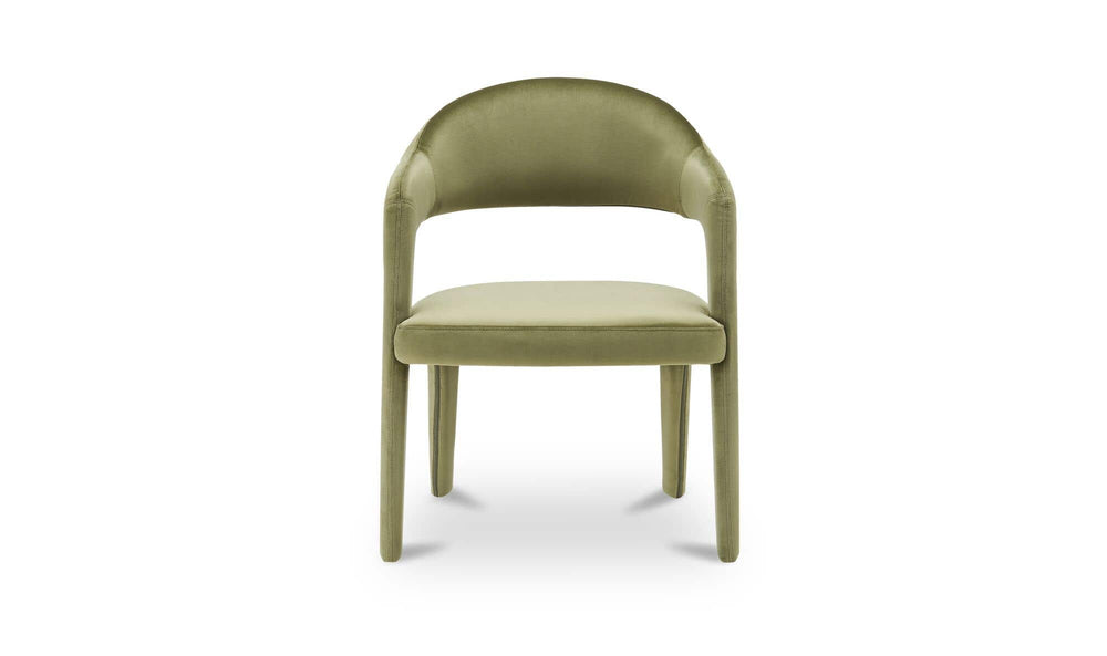 Martens Dining Chair Green Velvet
