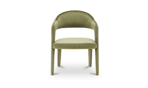Martens Dining Chair Green Velvet