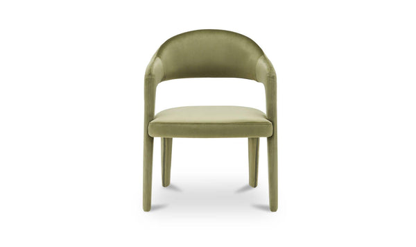 Martens Dining Chair Green Velvet