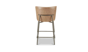Early Counter Stool Tan Leather