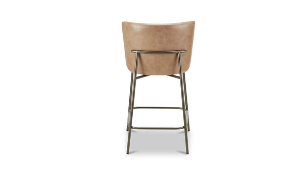 Early Counter Stool Tan Leather