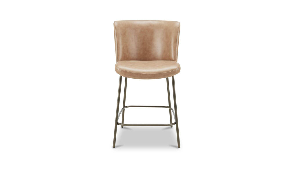Early Counter Stool Tan Leather