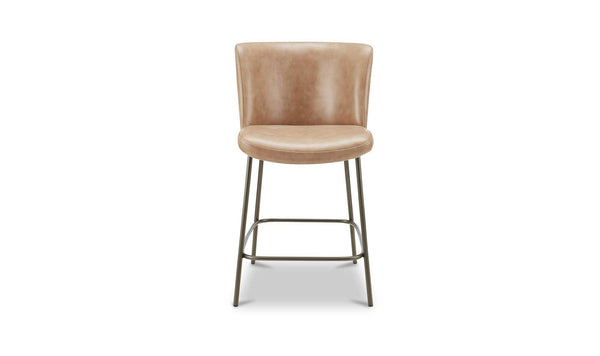 Early Counter Stool Tan Leather