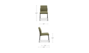 Danny Dining Chair Green-Set Of Two