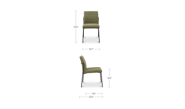 Danny Dining Chair Green-Set Of Two