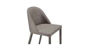 Burton Counter Stool Grey Vegan Leather