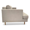 Side view of Blanche MCM sofa made by deKor in Los Angeles