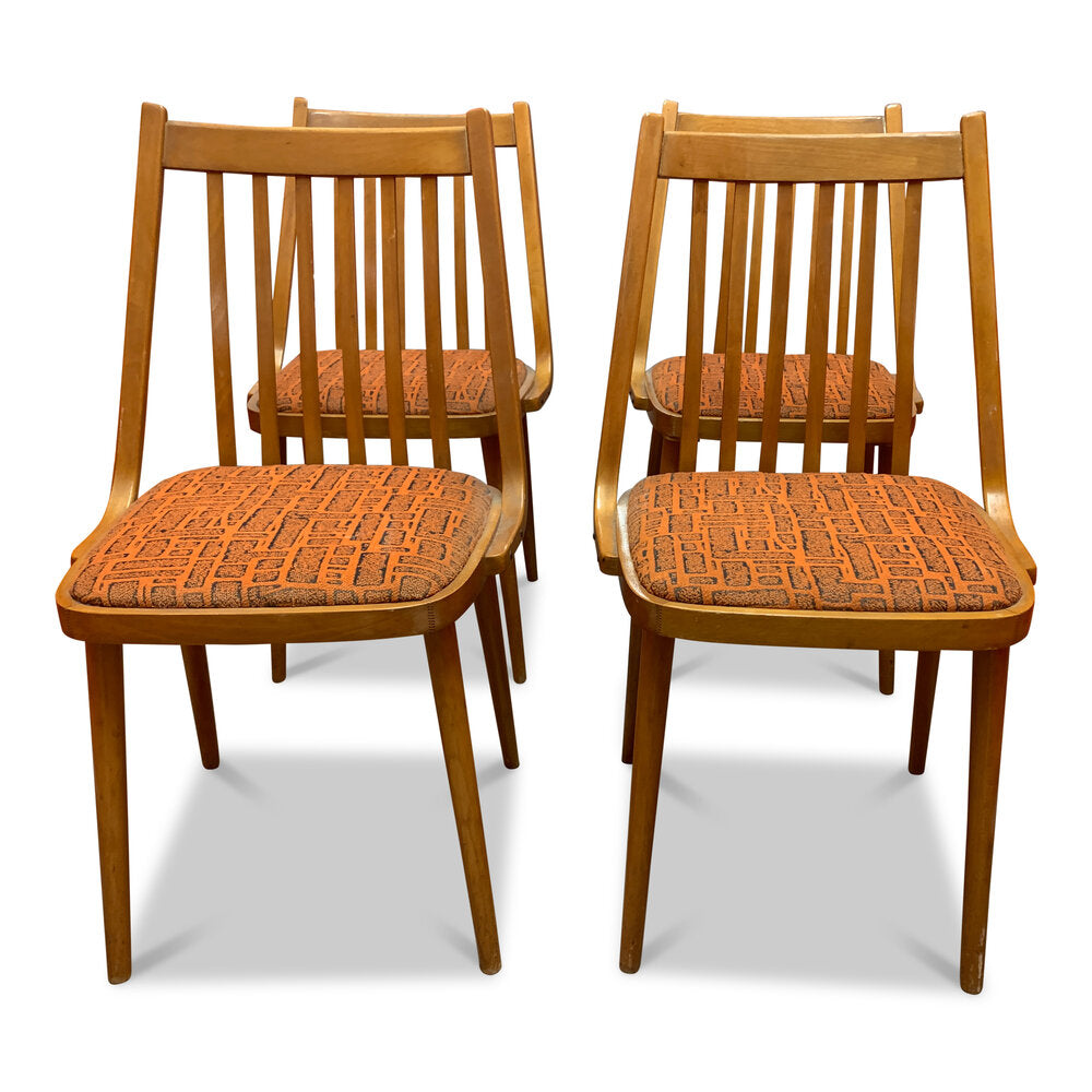 Mid Century Dining Chairs Set of 4