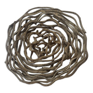 round twisted liana vine wall art
