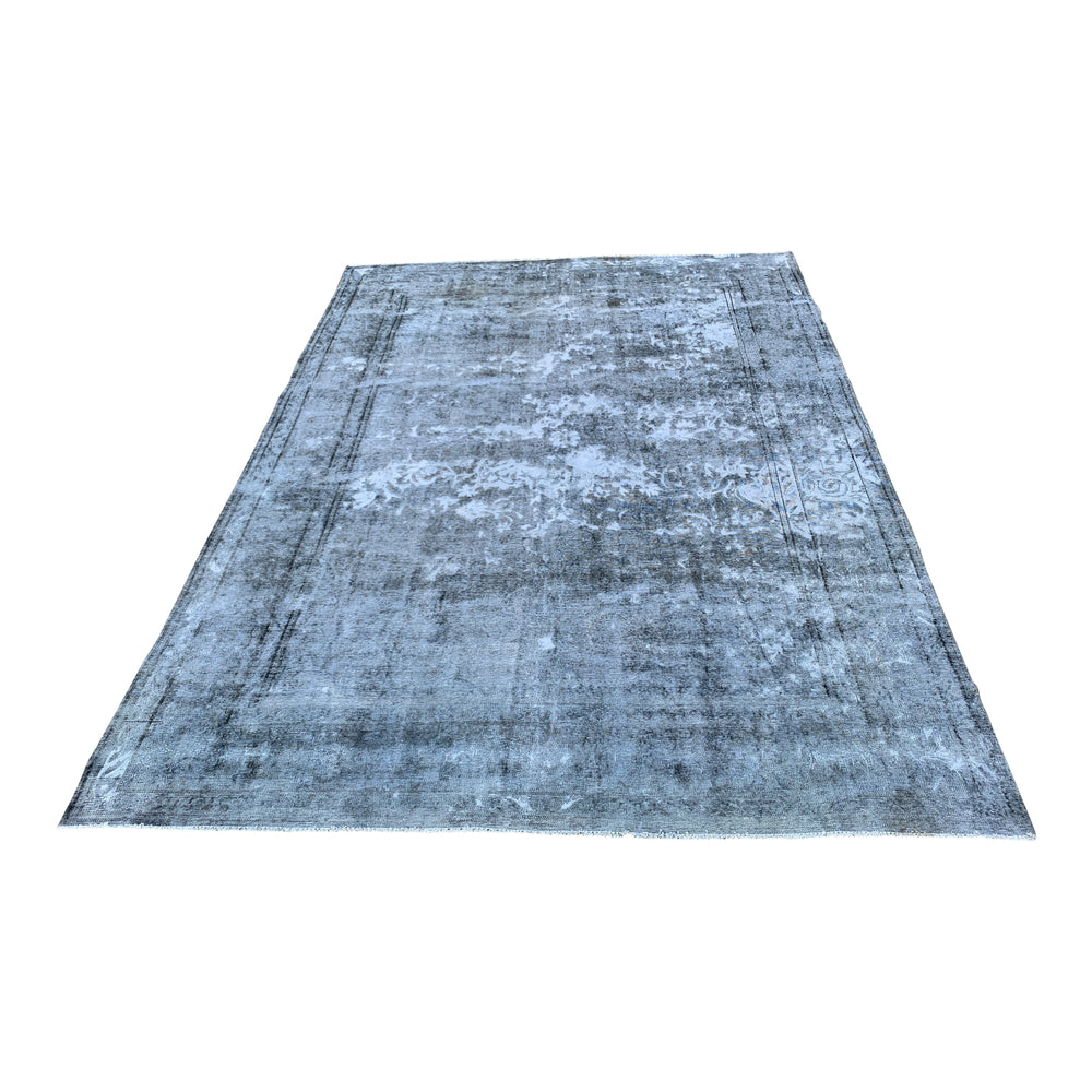 Vintage Overdye Afghan Rug • 9'7" x 13'