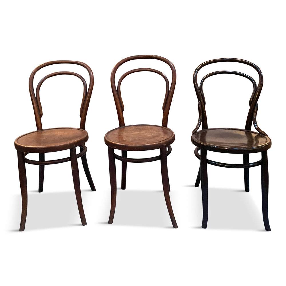 Set of 3 Vintage Bentwood Chairs