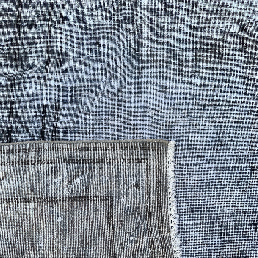 Vintage Overdye Afghan Rug • 9'7" x 13'