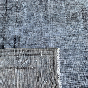 Vintage Overdye Afghan Rug • 9'7" x 13'