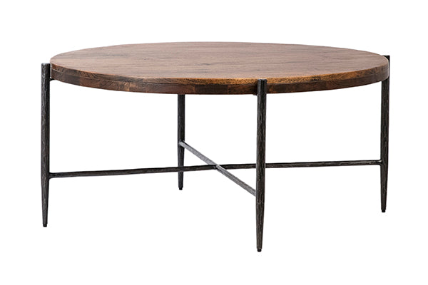 Wood and Steel Coffee Table